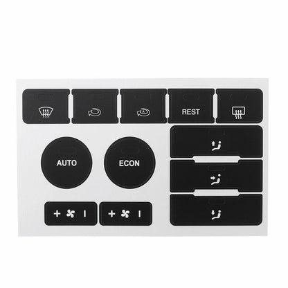 Button decals/stickers for VW TOUAREG (2004–2009)