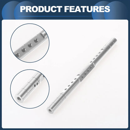 Cross Bar / 29cm / Mirror Mount Silver Tone for Motorcycle