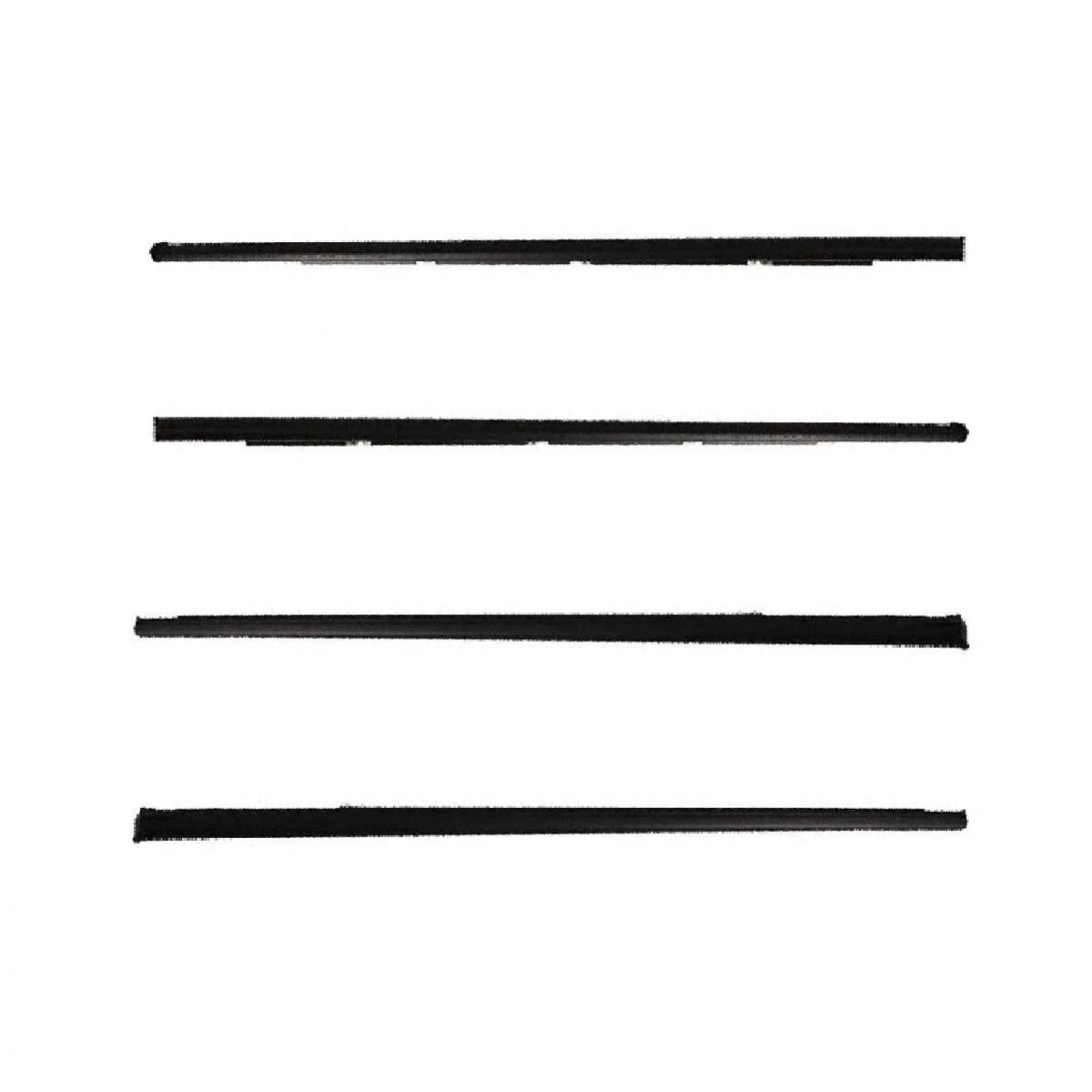 Outer Weatherstrip Door Belt Set 4 F+R Fits Honda Civic 4D EG Sedan 1992-95