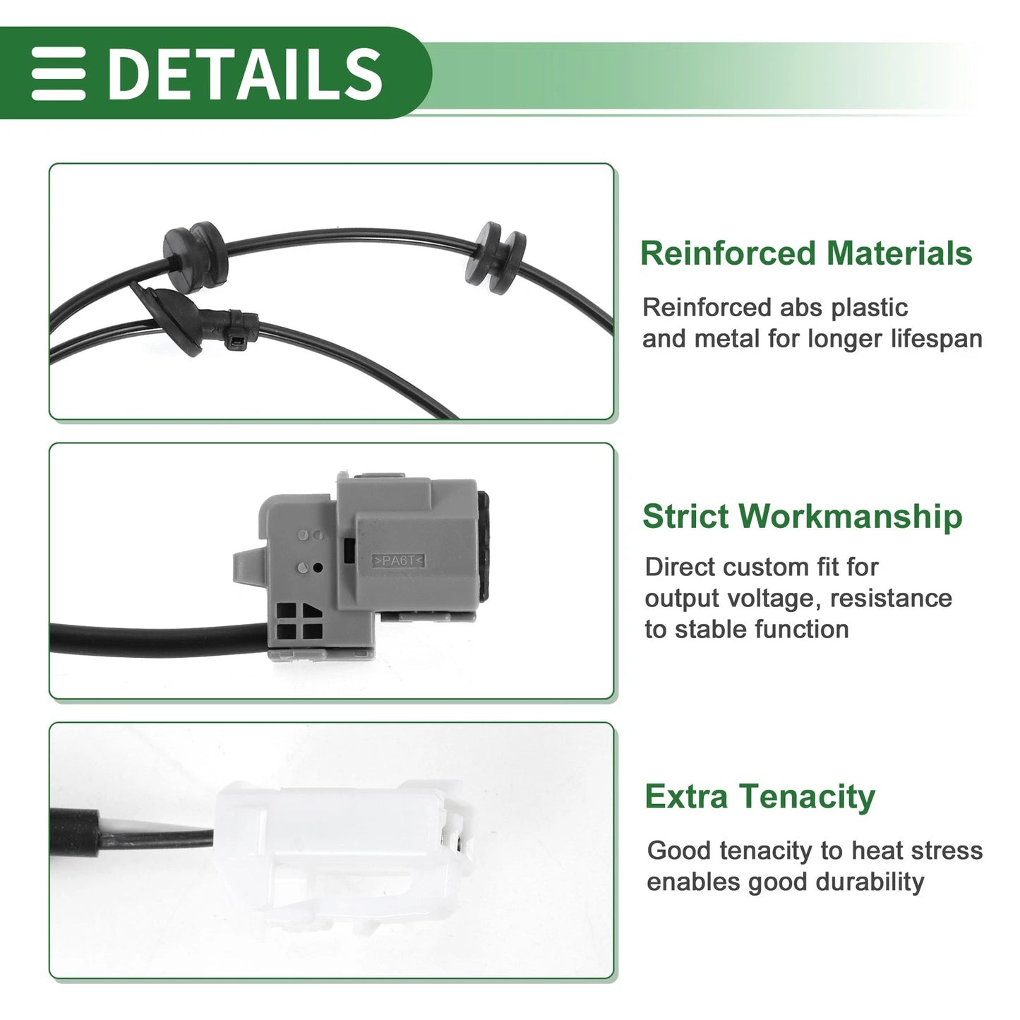 ABS Wheel Speed Sensor Rear Right for Toyota Corolla