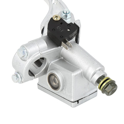 Silver Tone Motorcycle Brake Master Cylinder Pump Lever for Honda CM125