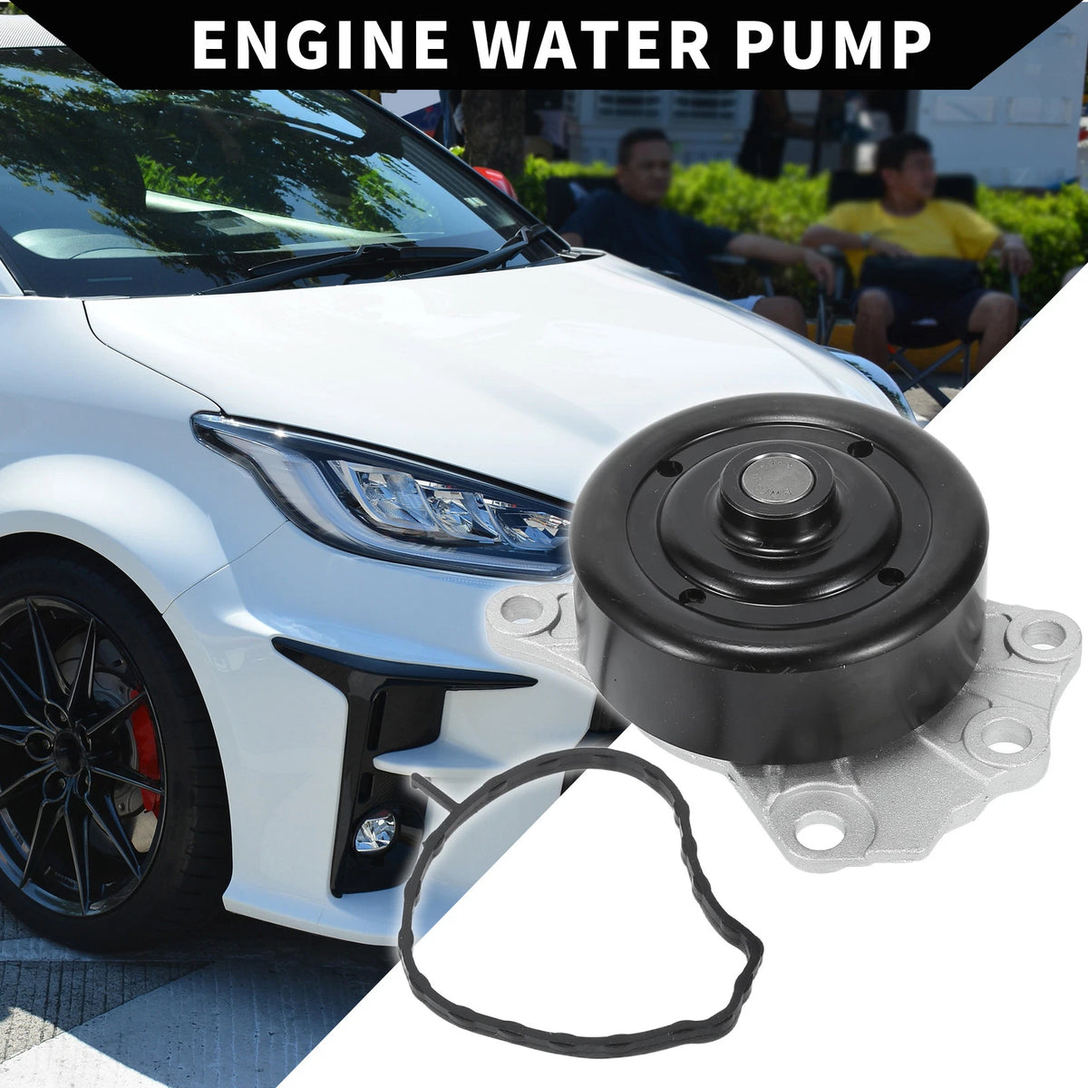 Water Pump with Rubber Ring for Toyota Aygo Yaris (2005-2023)