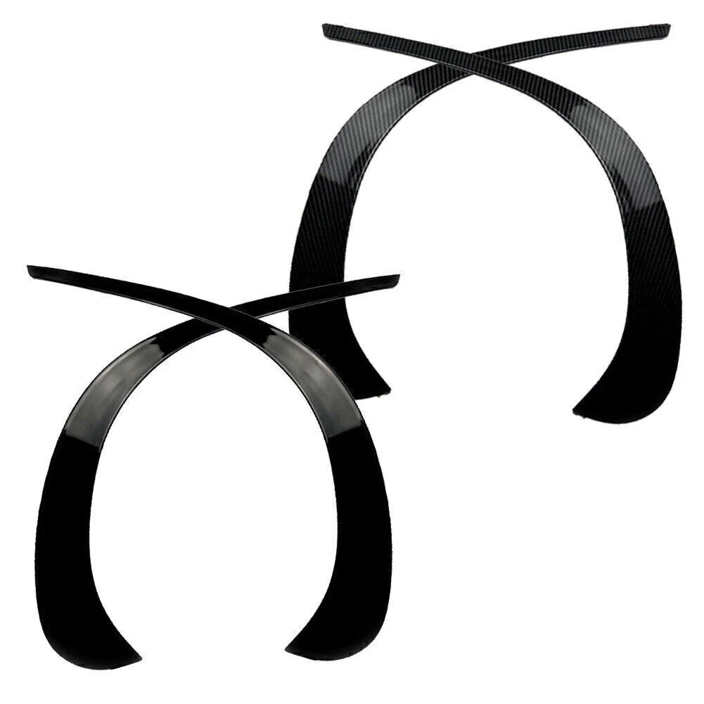Black Front Bumper Spoiler Trim Cover for Benz GLC X253 (2020-2021)