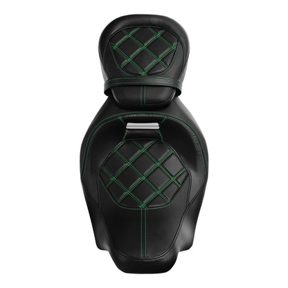 Rider Driver Passenger Seats for Harley Touring CVO Street Glide (2009-2023)