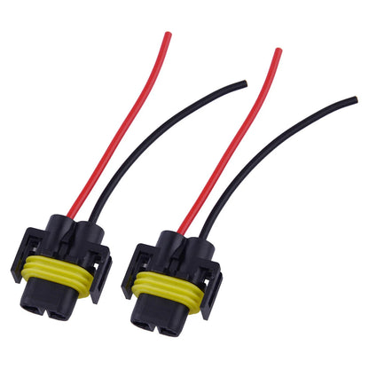 Female 880 Fog Light Bulb Plug Adapter Socket Wire Harness for Car
