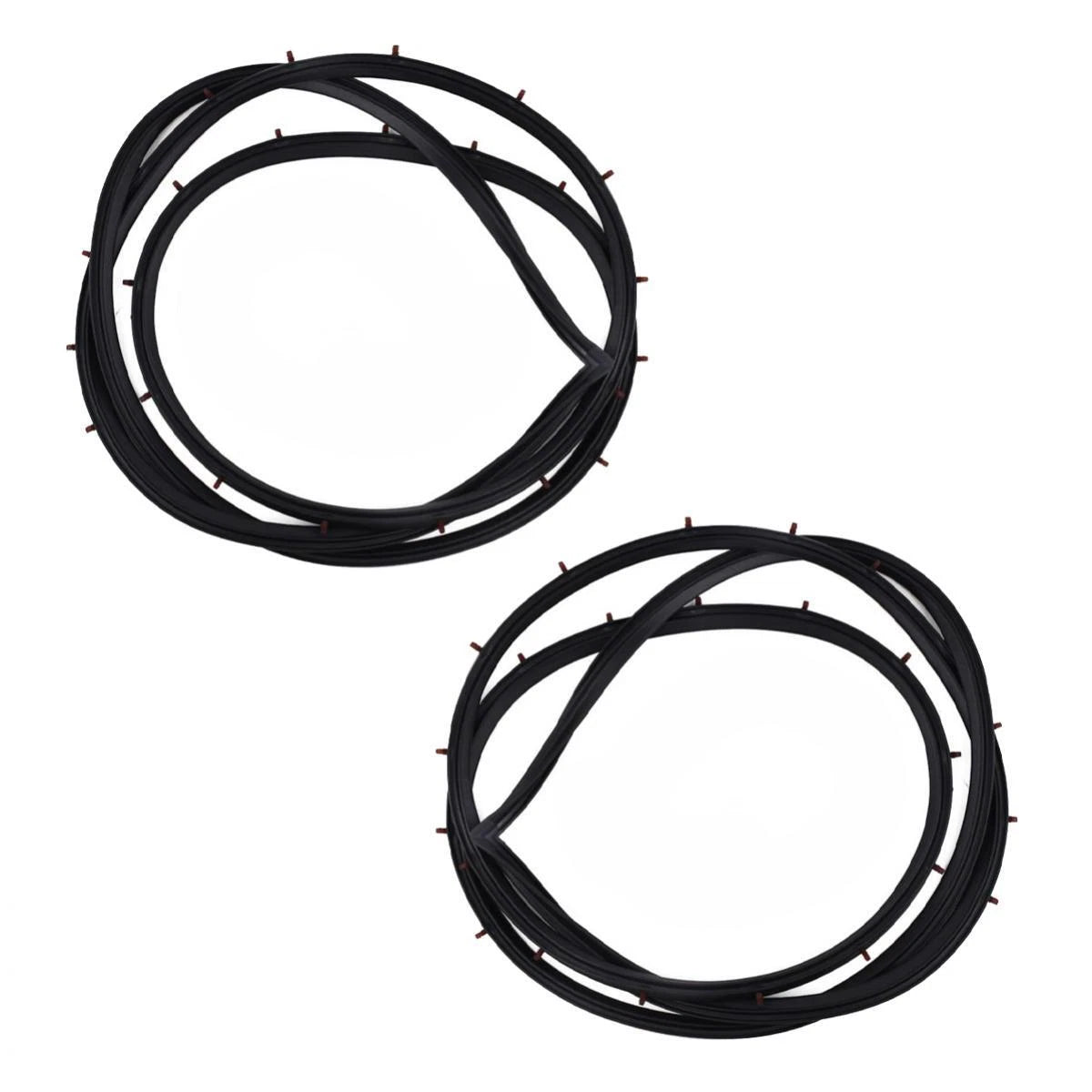 Pair Front Door Rubber Seal Fits Toyota Starlet KP60 KP62 3 Door 1978 - 1984 D05