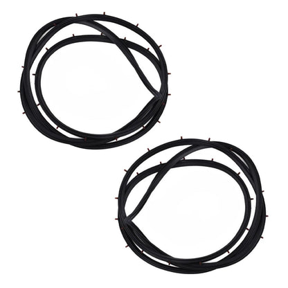 Pair Front Door Rubber Seal Fits Toyota Starlet KP60 KP62 3 Door 1978 - 1984 D05
