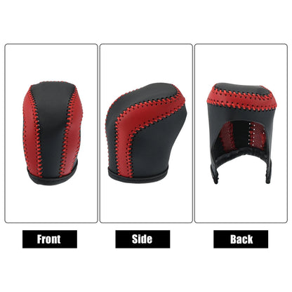 Gear Shift Knob Cover for Toyota Camry Avalon Corolla 2017-2021 Red Black