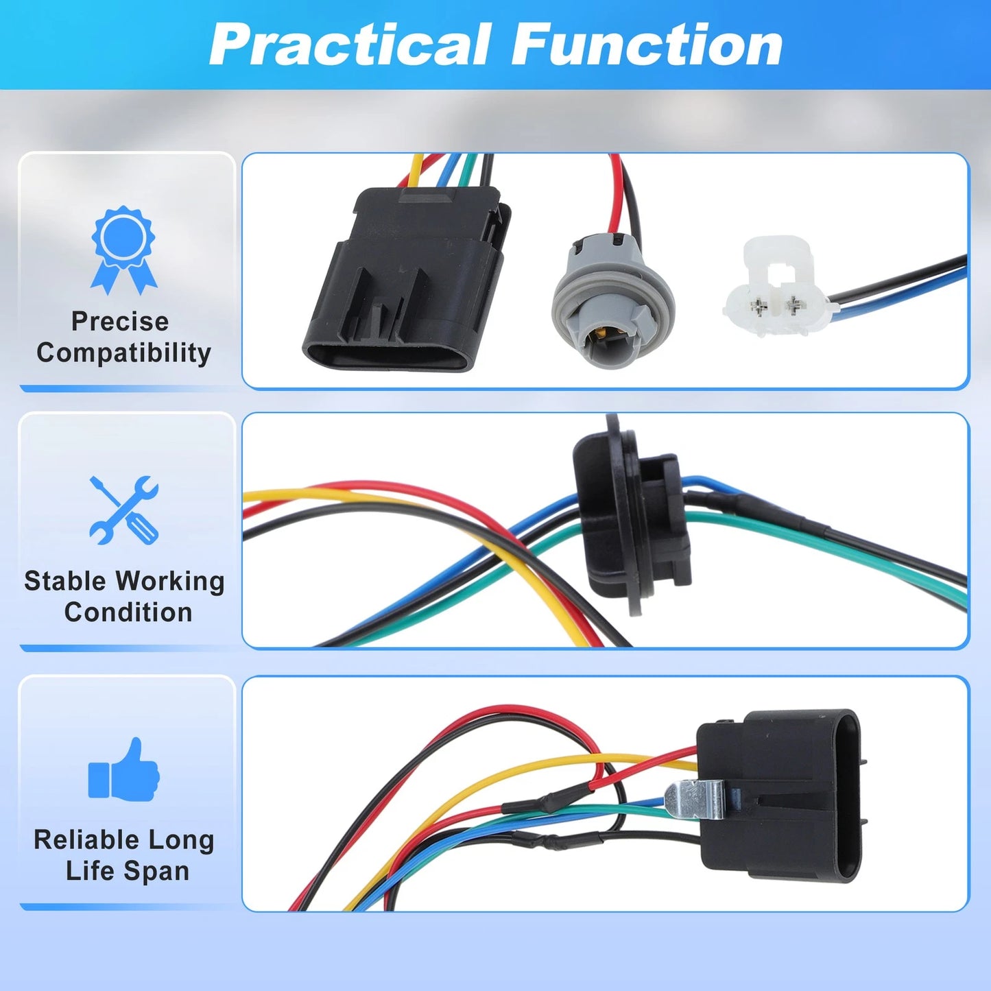 Headlight Bulb Wiring Harness for Chevrolet Impala (2006 - 2013)