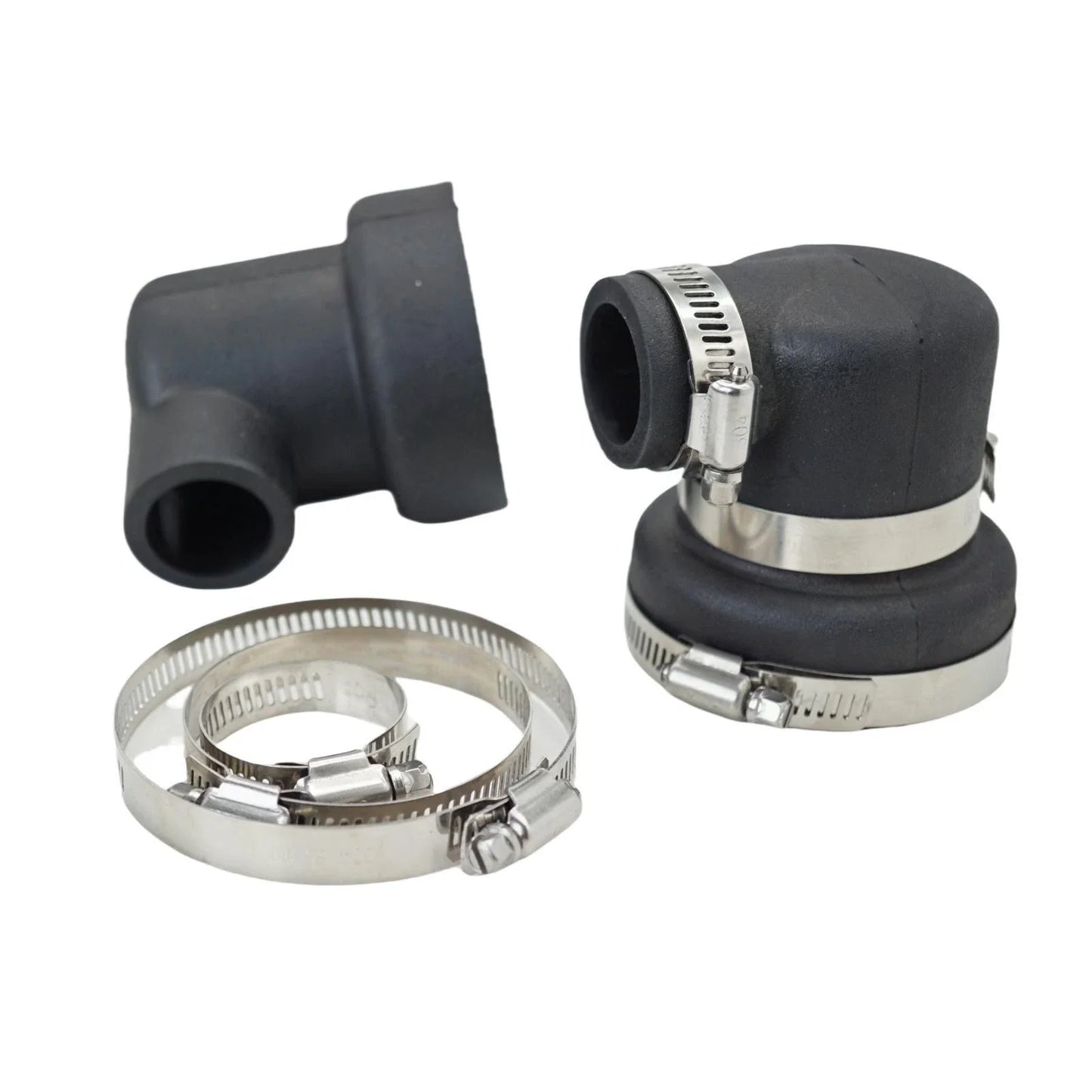 90° Heat Exchanger End Cap for Bowman 3186NP Volvo 28mm/70mm ID 2Pcs