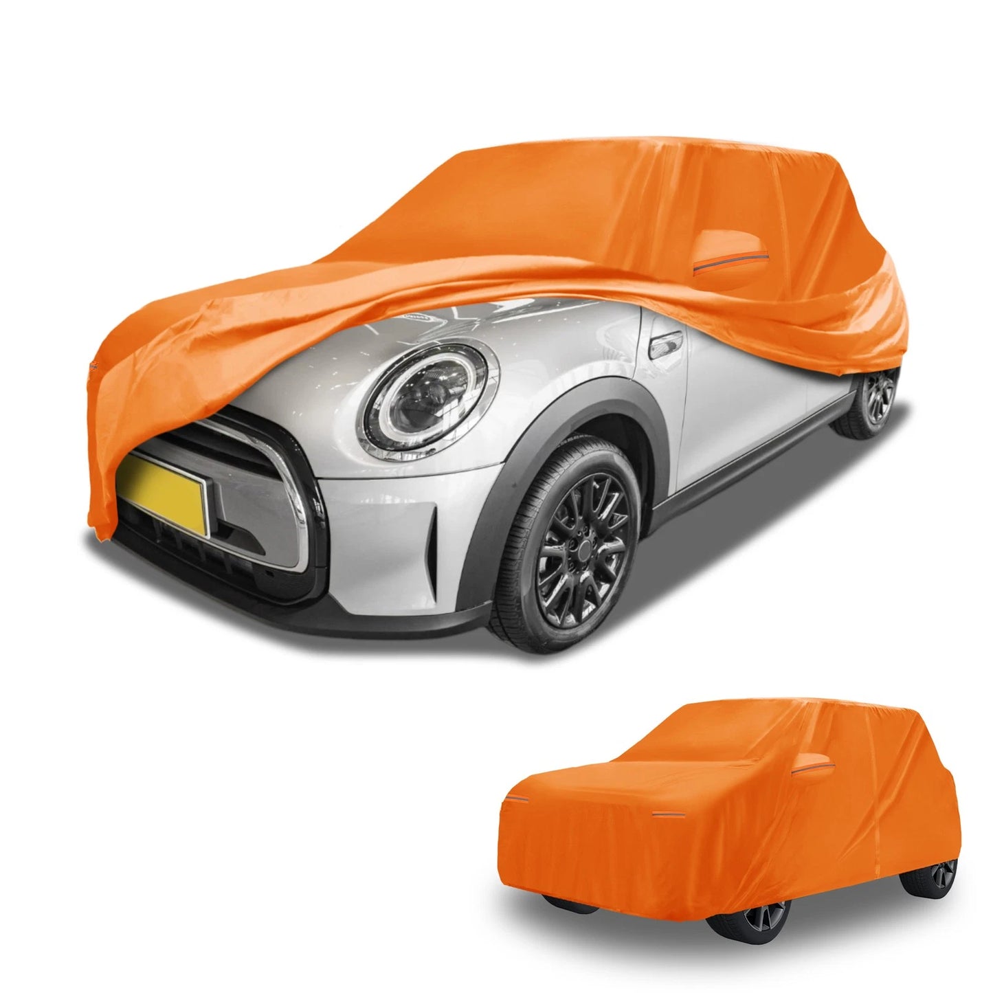 Car Cover Waterproof All Weather for BMW Mini Cooper 4DR Orange (2002-2021)