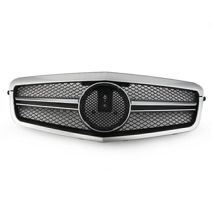 Chrome Front Upper Bumper Mesh Grille for Mercedes E-Class W212 (2010-2013)