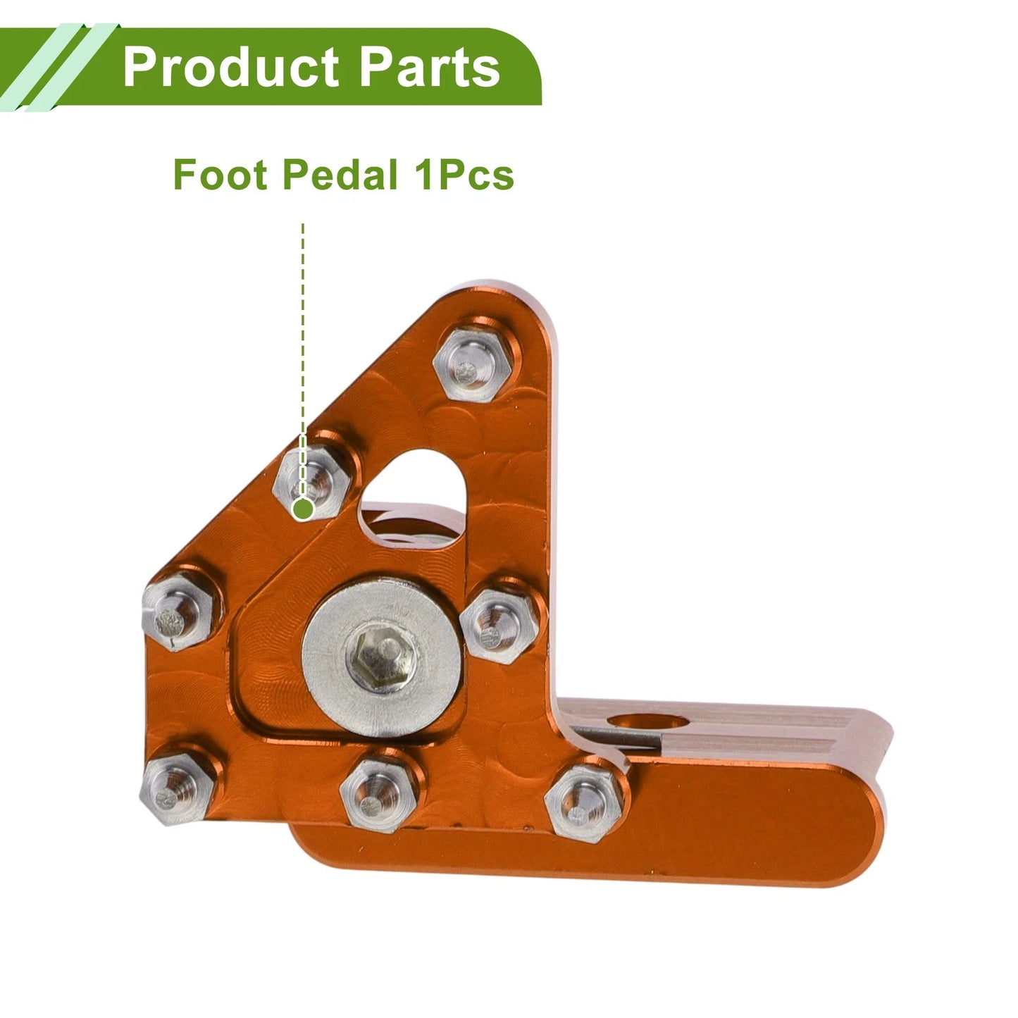 Orange Foot Pegs for Honda CRF50 (2004-2023)