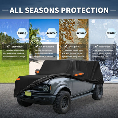 Waterproof Aluminum Film Car Cover for Ford Bronco Sport (2021-2023)