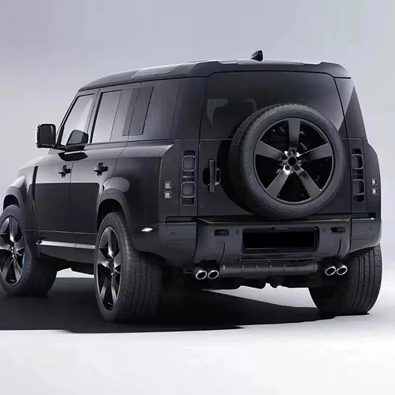 Rear Tail Exhaust Muffler Tip Pipes for Land Rover Defender 90 110 (2020-2024)