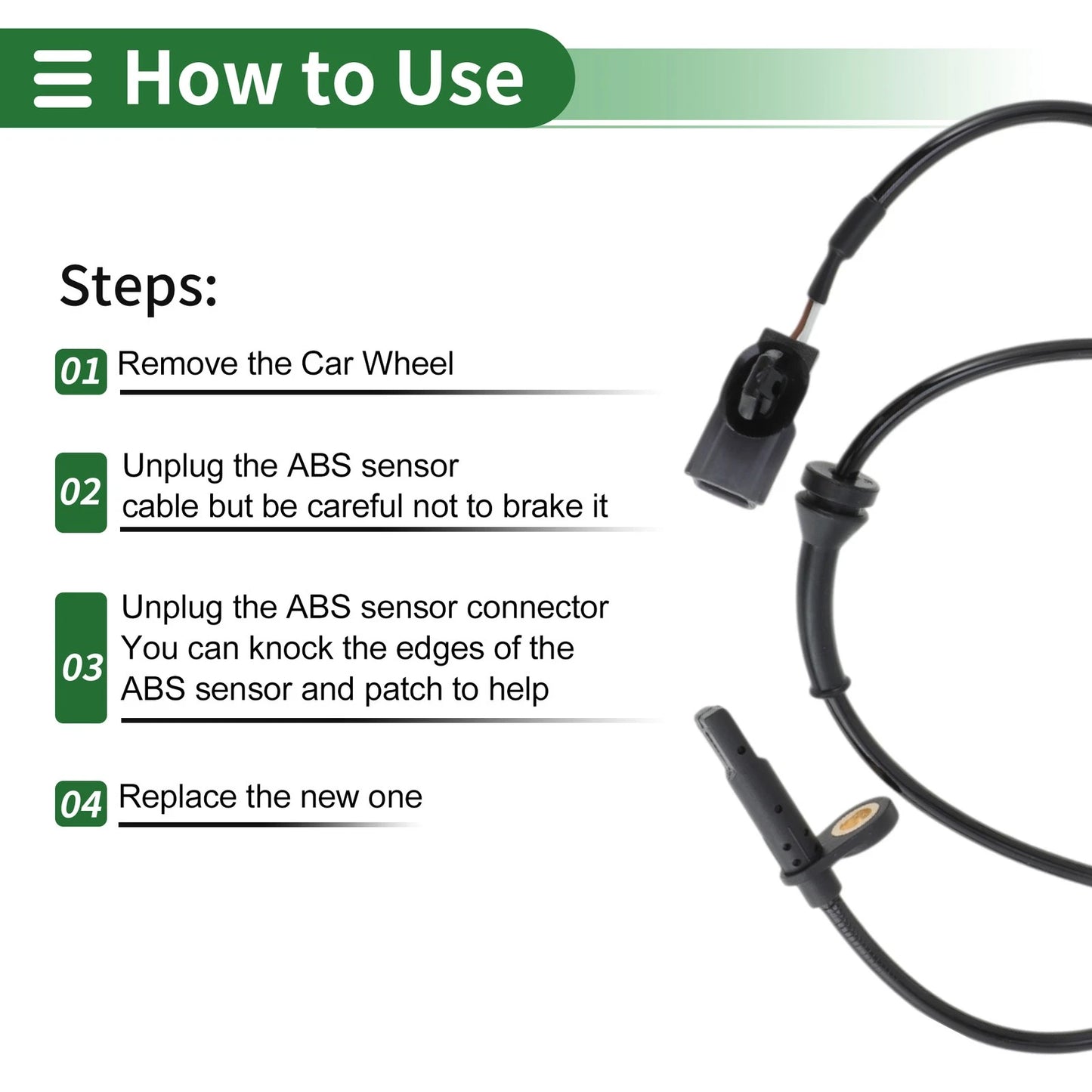 ABS Wheel Speed Sensor for Infiniti QX60 (2014-2019)
