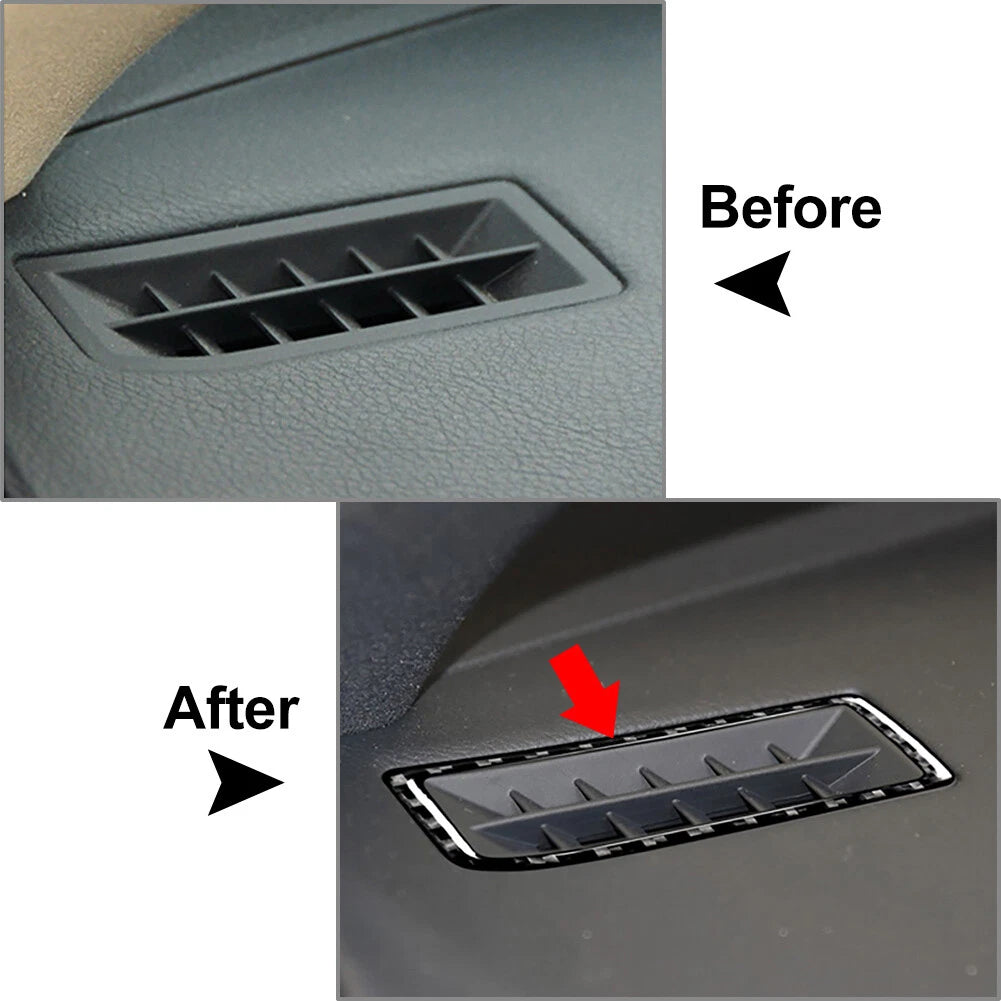 Carbon Black Dashboard Air Vent Trim for Lexus RC300 350 200T (2015-2024)