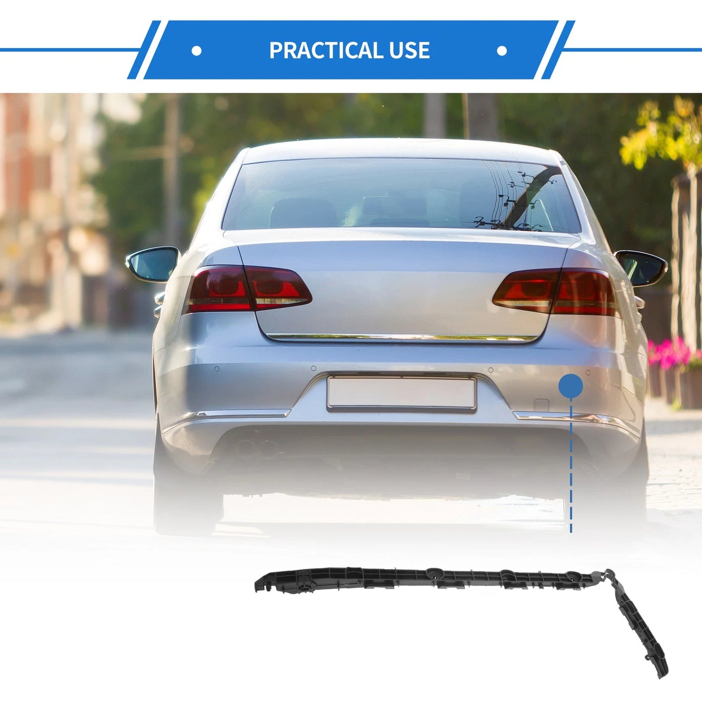 1pc Right Rear Bumper Retainer Bracket for Toyota Camry (2014–2017)