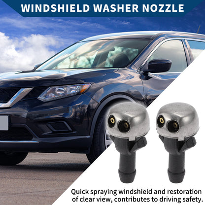 2 x Front Windshield Washer Nozzles for Mercedes-Benz 220D (1968-1973)