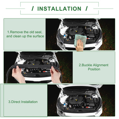 Front Engine Hood Sealing Strip for Honda Accord (2008-2012)