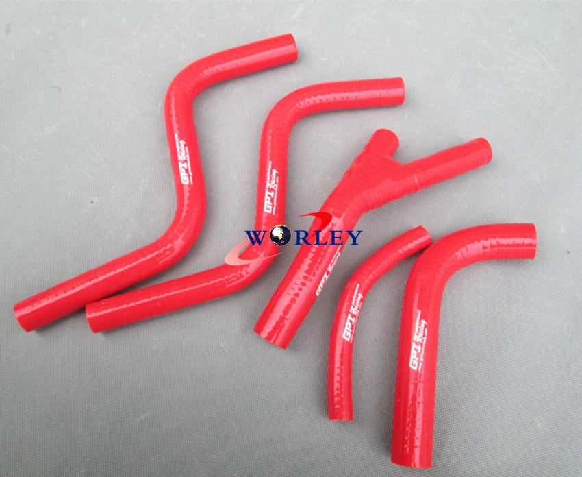 Silicone Radiator Hose for Honda CR250 CR250R (1985-1987) - Red