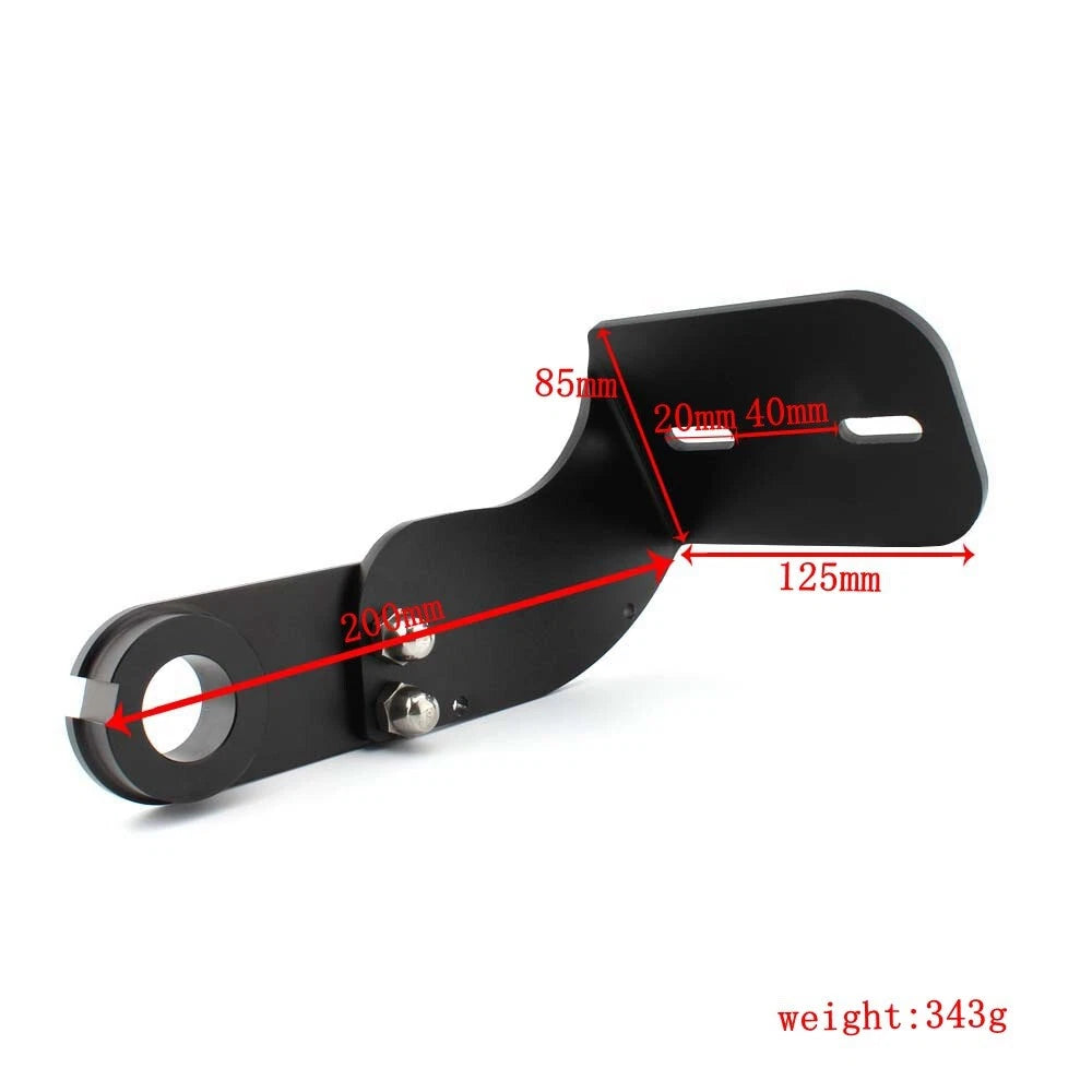 Black Rear Mount License Plate Bracket for Harley Softail Breakout (2018-2022)