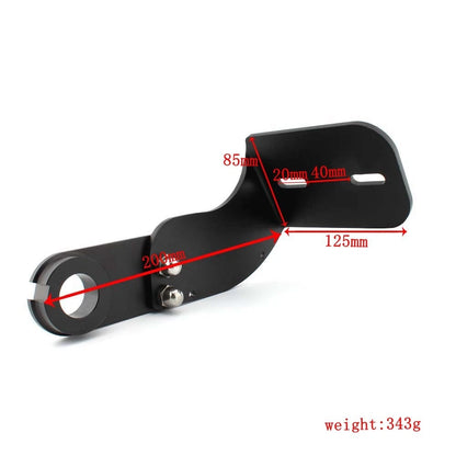 Black Rear Mount License Plate Bracket for Harley Softail Breakout (2018-2022)