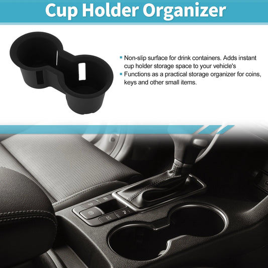 1 x Center Console Cup Holder Organizer for Toyota Highlander (2020–2024)