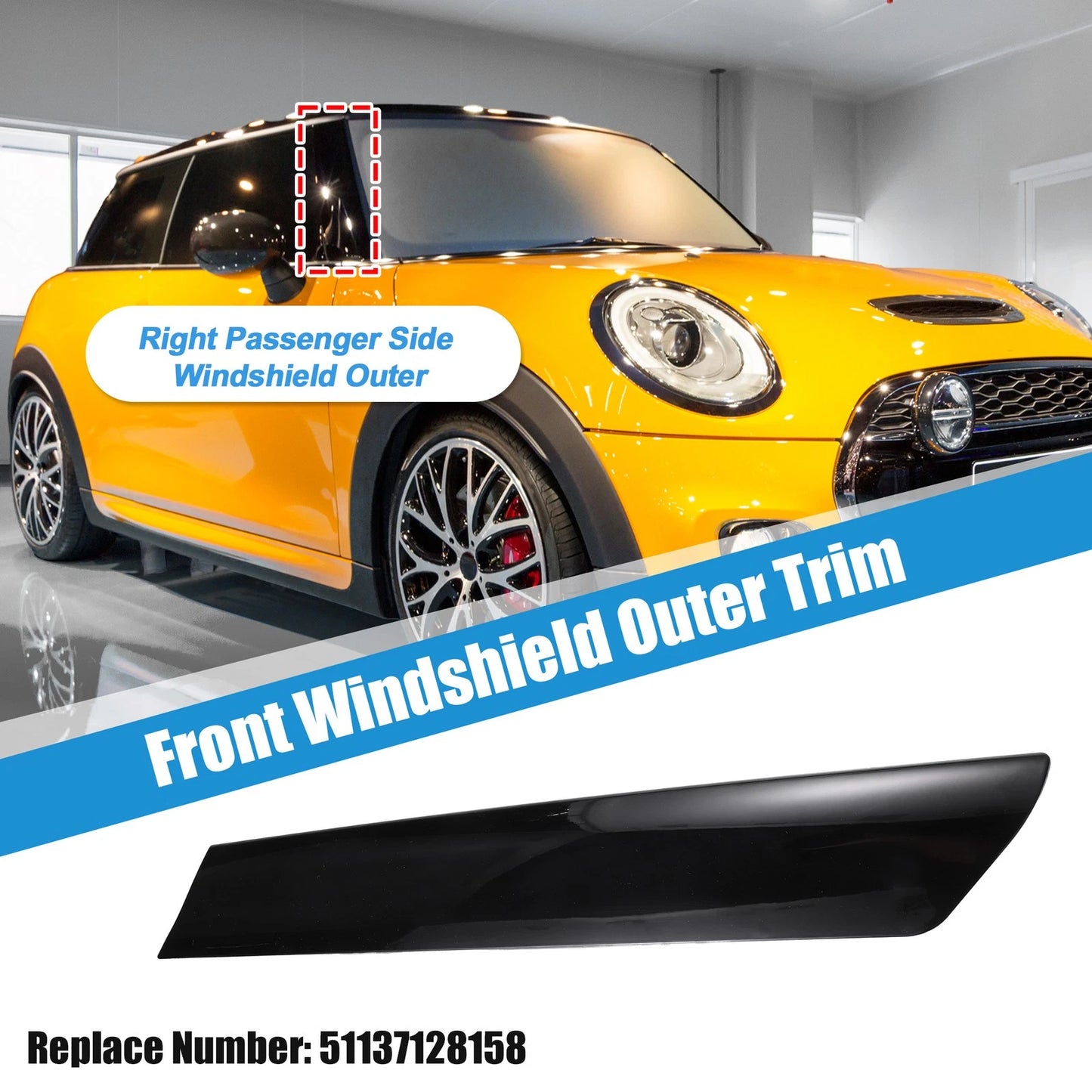 Windshield A Pillar Trim Panel for Mini Cooper (2002-2008)