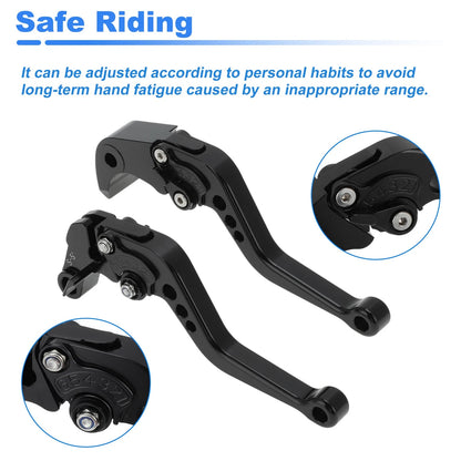 Short Brake Clutch Lever for Suzuki GSXR600 GSXR750 GSXR1000 (2001-2023)