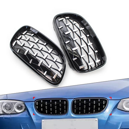 Chrome Front Kidney Grills for BMW 3 Series E92 E93 (2010-2013)