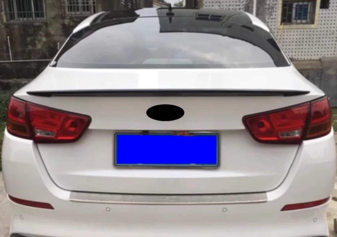 Glossy Black Rear Trunk Spoiler Wing Lip Cover for 2014-2015 Kia K5 Optima