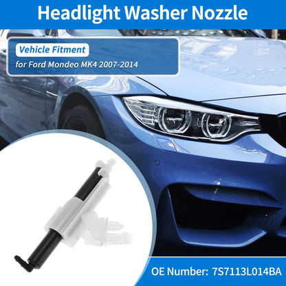 Right Driver Side Headlight Washer Nozzle for Ford Mondeo (2007-2014)