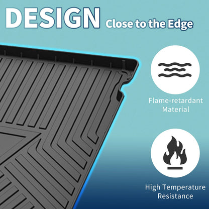 Flat Face Cargo Liner Rear Trunk Mat for Ford Escape (2020-2024) 1 x TPE