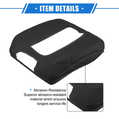 Armrest Protector Cover Pad Replacement for GMC Sierra (2014 - 2017) Black