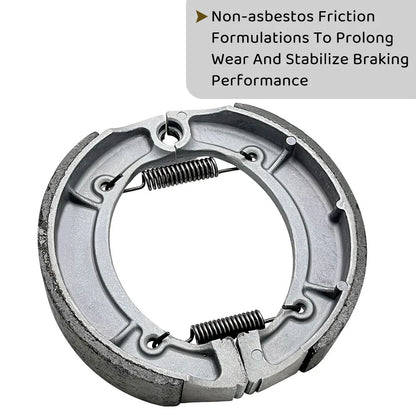 2 x Rear Brake Shoes for Yamaha Kodiak 400 YFM400FW (1993–1999)