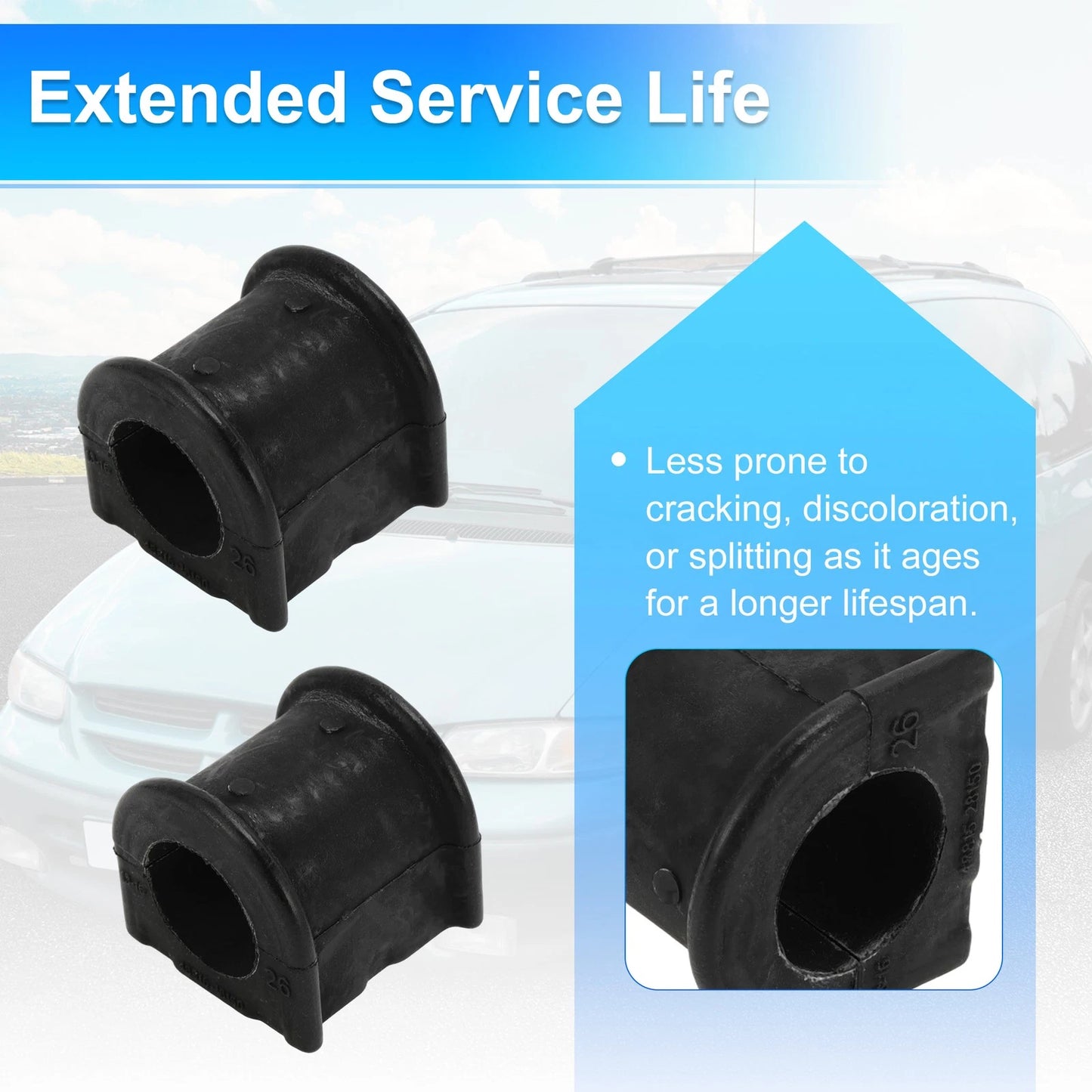 Stabilizer Sway Bar Bushing 2 x for LEXUS ES300H (2013–2018)