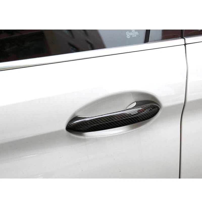 Real Carbon Fiber Door Handle Cover Trim Fit For BMW G30 G38 G32 G08 G02 G05 G20