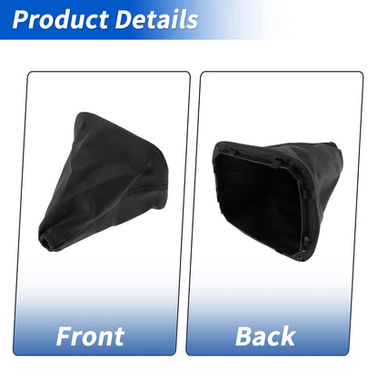 Gear Shift Stick Gaiter for Toyota Corolla (2007-2013) Faux Leather Black