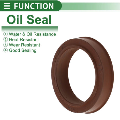 Oil Seal 22x28x6.7mm FKM Rubber Brown Seal Ring Rotary Shaft for MakeModel