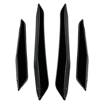 Black Front Bumper Splitter Side Skirt Spoiler for BMW M2 G87 (2023-2024)
