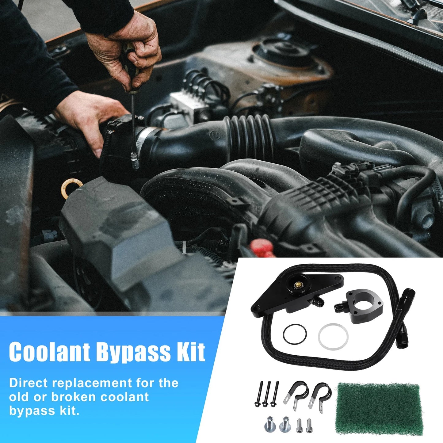 Set Coolant Bypass Kit 6.7L for Dodge Ram (2007-2018)