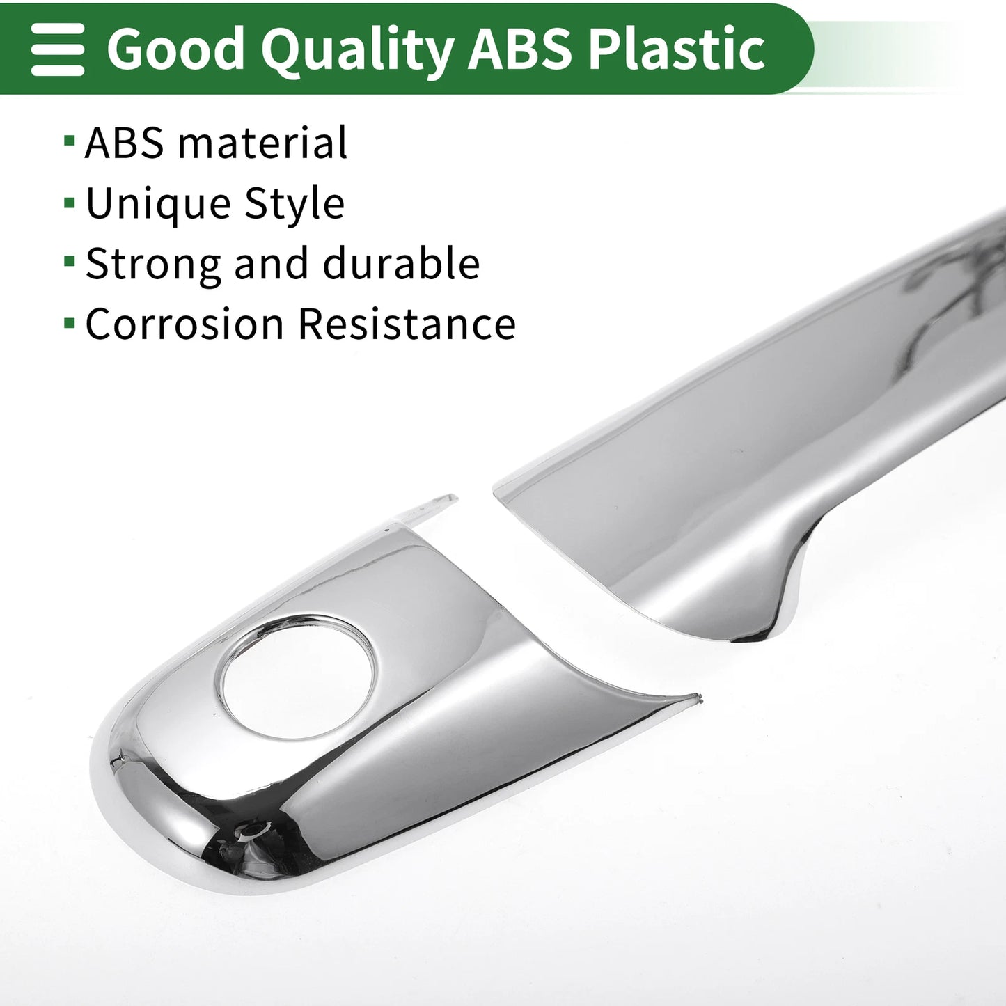 Silver Tone Car Door Handle Cover Trim for Mazda 6 (2003-2008)