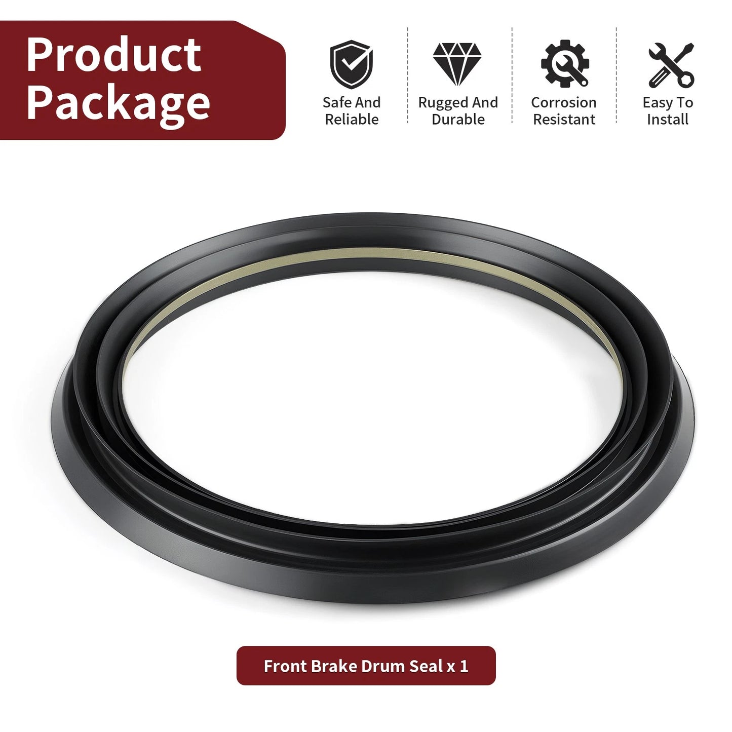 Front Brake Drum Seal for Honda Rincon TRX650FA/FGA (2003–2005)
