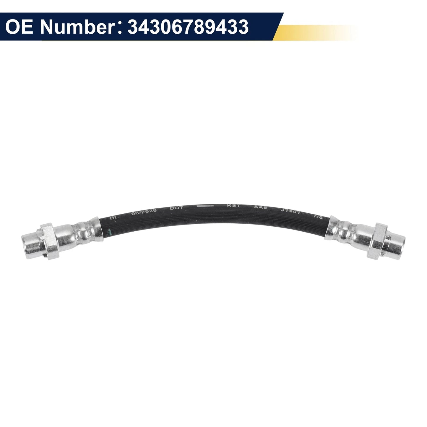 Rear Brake Hose for BMW X1 2013-2015 Hydraulic Brake Line 2 x Hoses