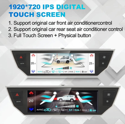 Air Conditioning Touch Screen Head Unit for Toyota Land Cruiser Prado (2009-2021)