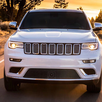 Chrome Mesh Honeycomb Front Grille Inserts for Jeep Cherokee (2019-2022)