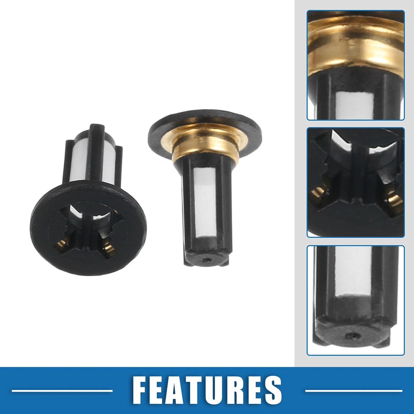 4 x Fuel Injector O-Rings Seals with Micro Filters for Suzuki GSXR1000 (05-06)