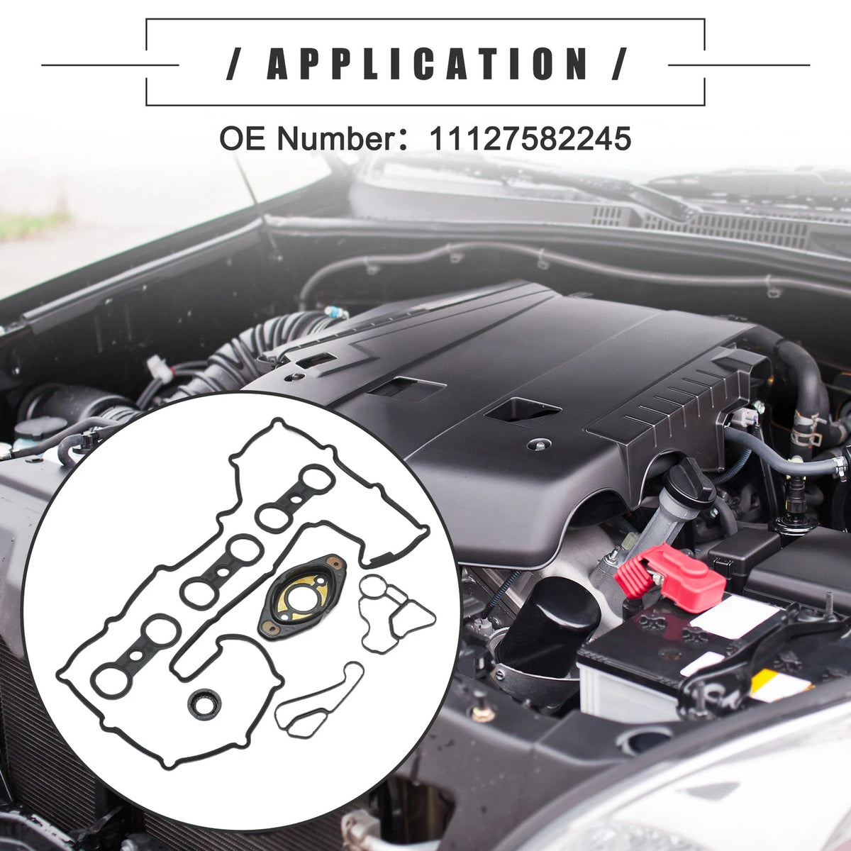 Valve Cover Gasket Kit 3.0L for BMW 528xi 535xi (2008)