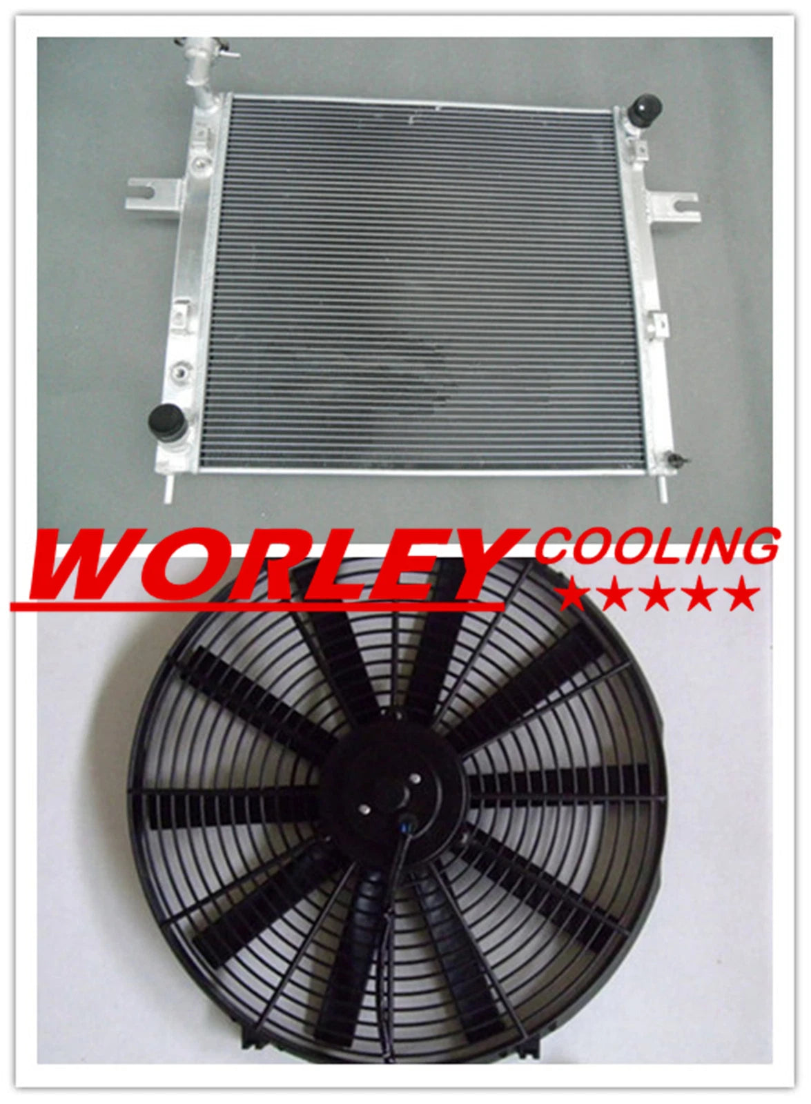 Aluminum Radiator for JEEP GRAND CHEROKEE 4.0 L6 (1999-2004) + Thermo Fan